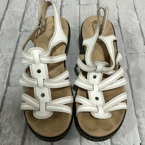 White Summer Strappy Sandals Size 12